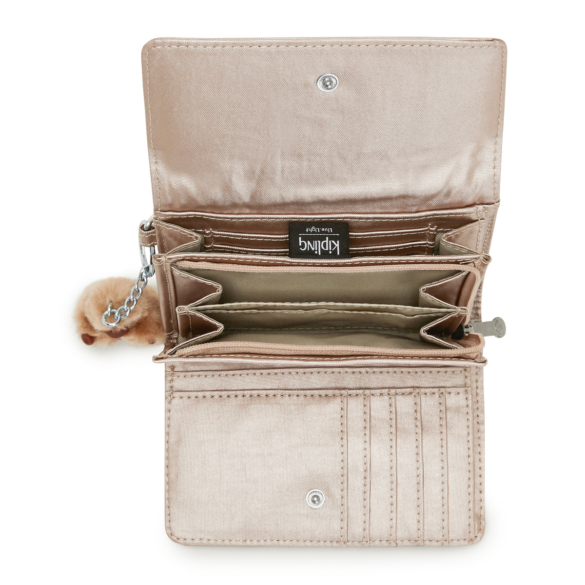 Pixi Medium Metallic Organizer Wallet  - 3