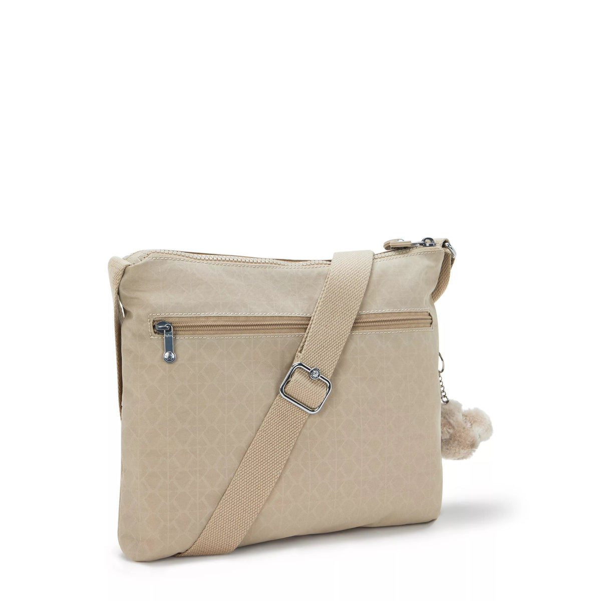 Alvar Printed Crossbody Bag Sign Beige Emb - 3