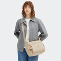Gabbie Shimmer Crossbody Bag Sparkled Beige - 6