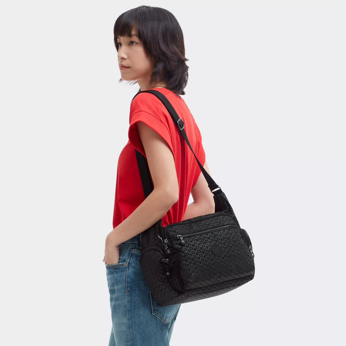Gabbie Printed Crossbody Bag Signature Emb - 2