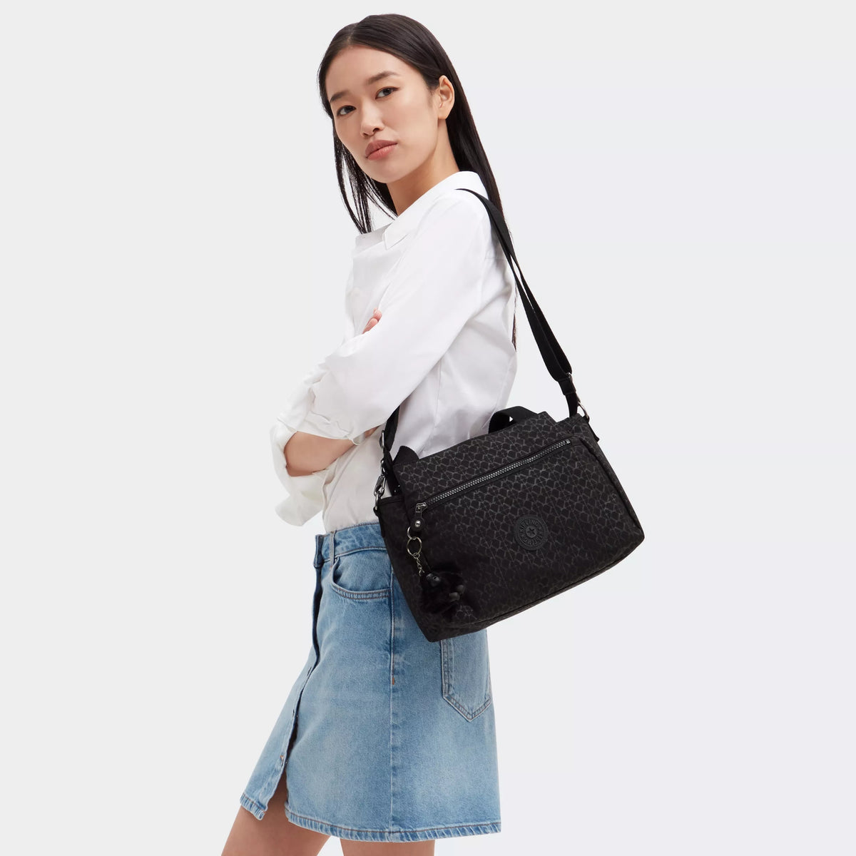 Elysia Printed Shoulder Bag Signature Emb - 2