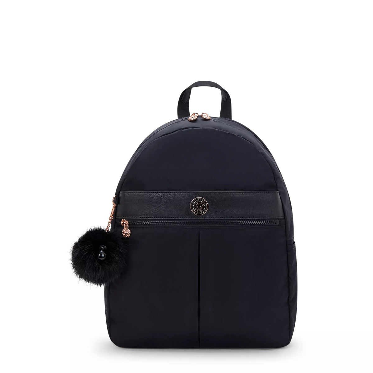 Carla Backpack Jet Black Satin WK - 1