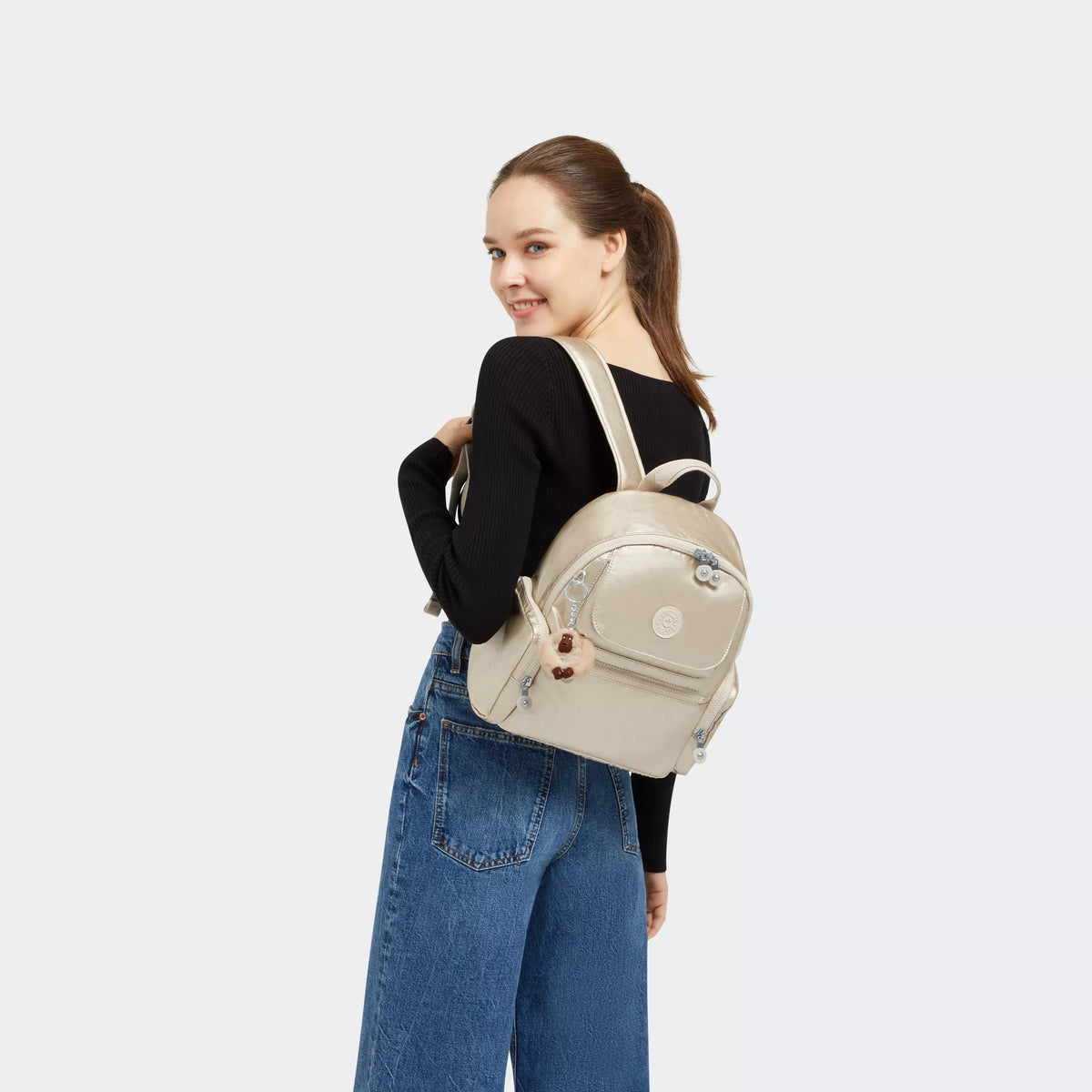 Matta Metallic Backpack STARRY GOLD METALLIC - 2