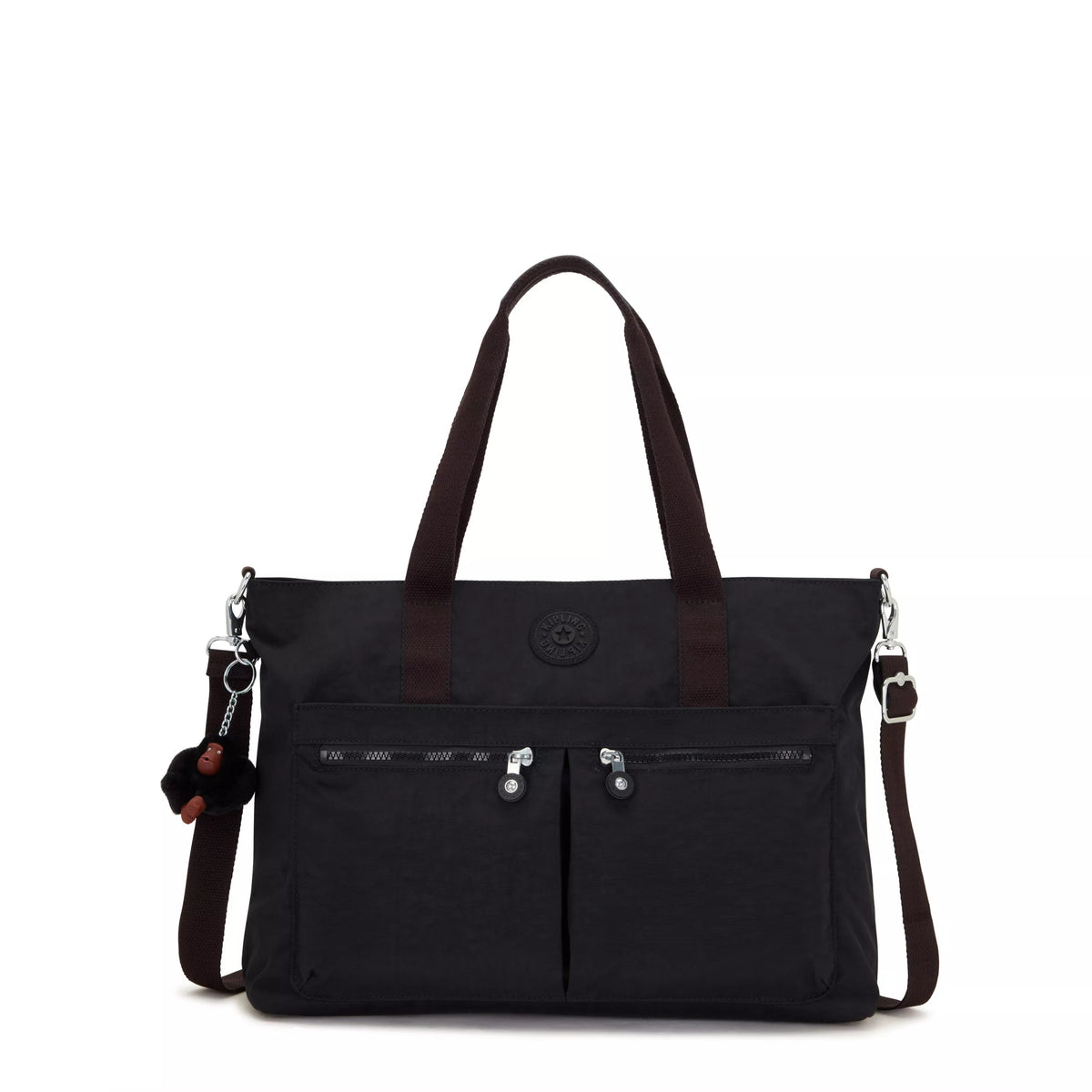 Natalie 15" Laptop Tote Bag Black Tonal - 