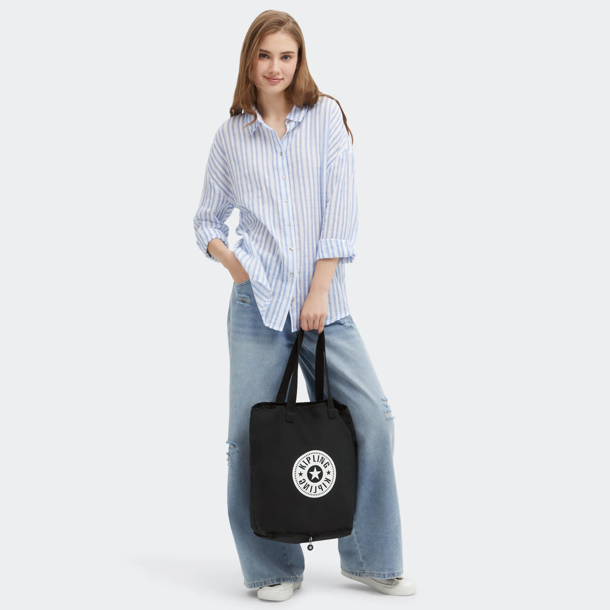 Hip Hurray Packable Tote Bag Black Hip - 2