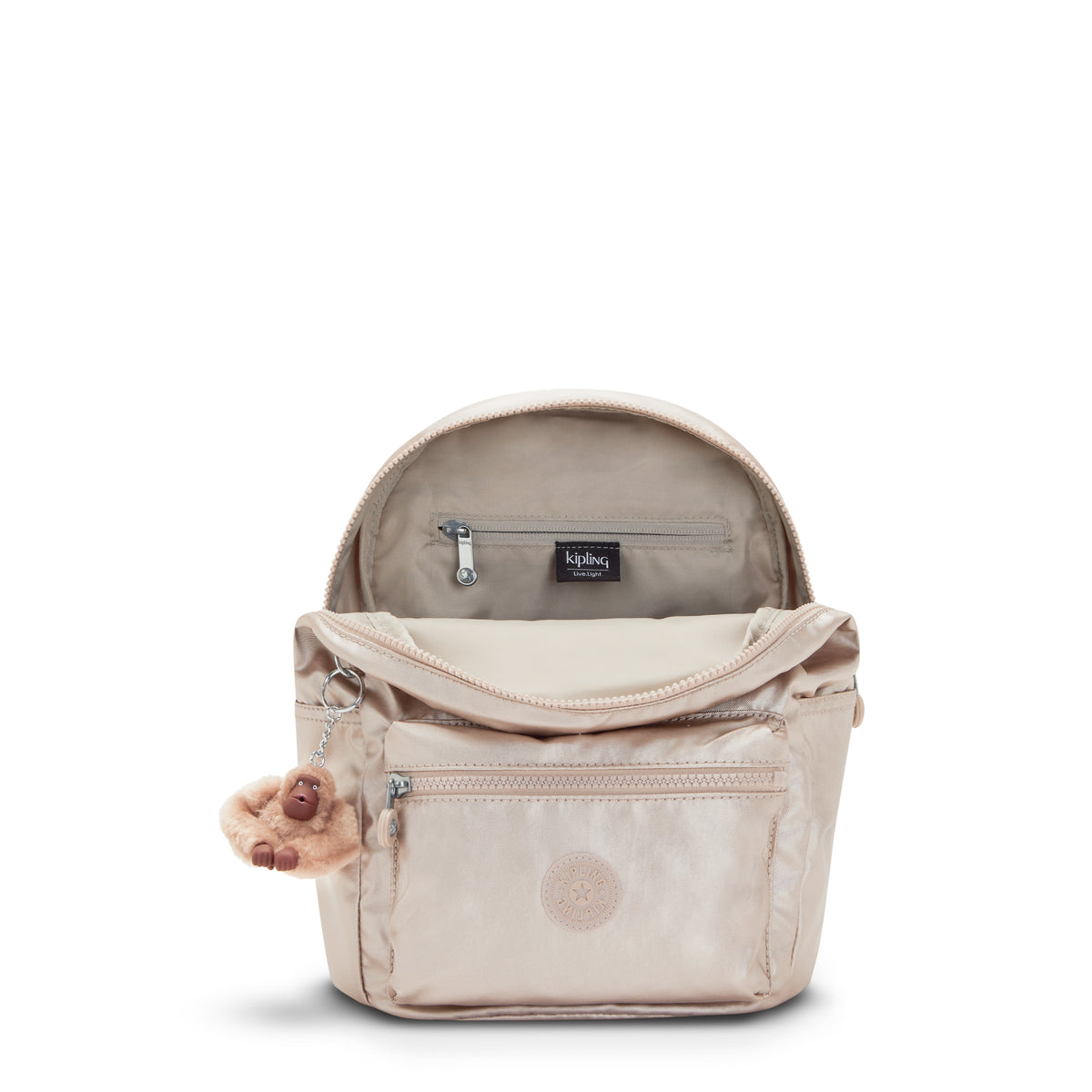 Ezra Metallic Backpack QUARTZ METALLIC - 3