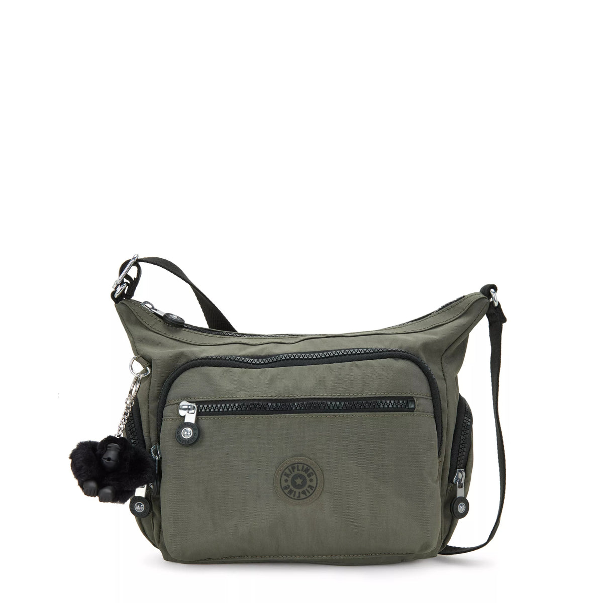 Gabbie Small Printed Crossbody Bag Green Moss - 1