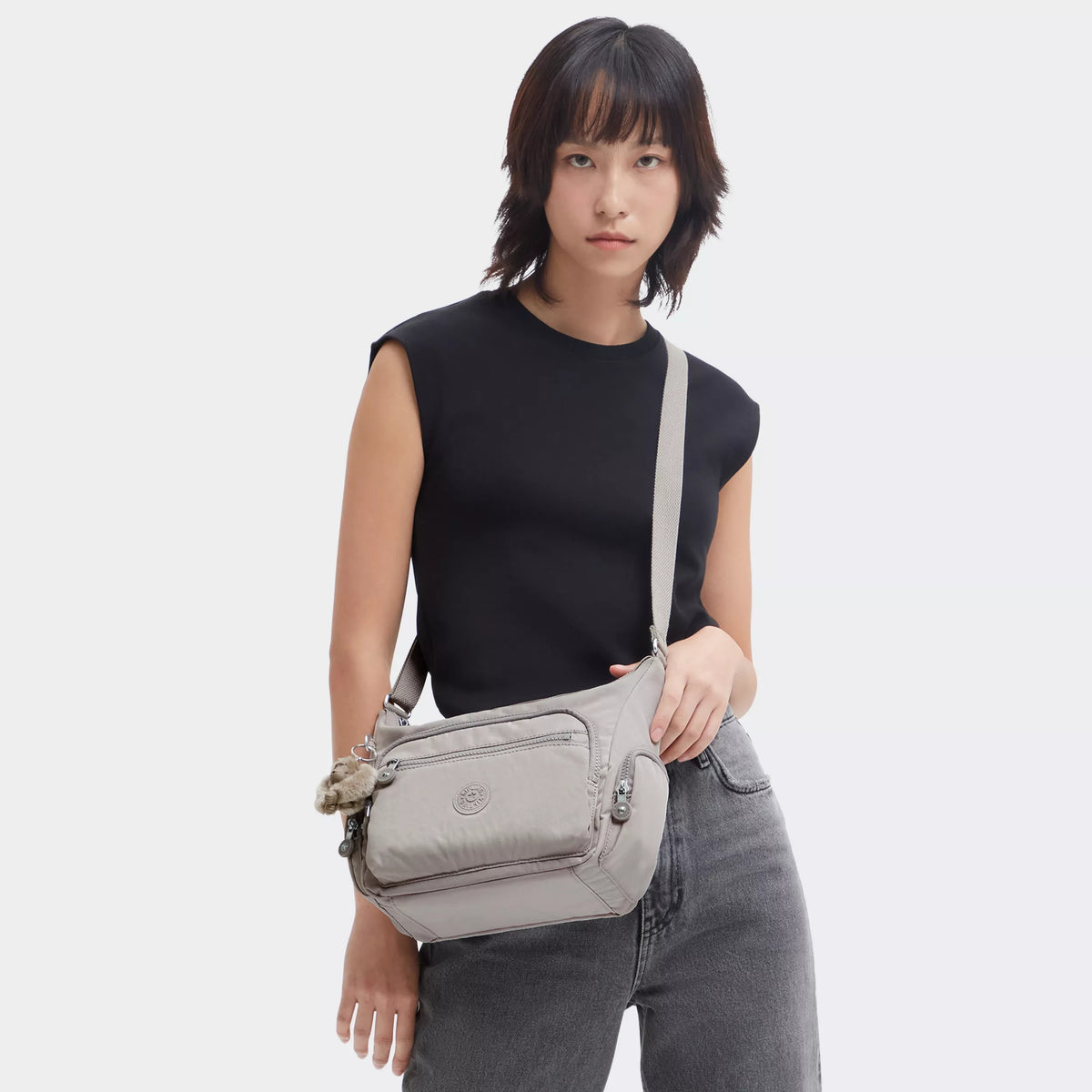 Gabbie Small Crossbody Bag Grey Gris - 2