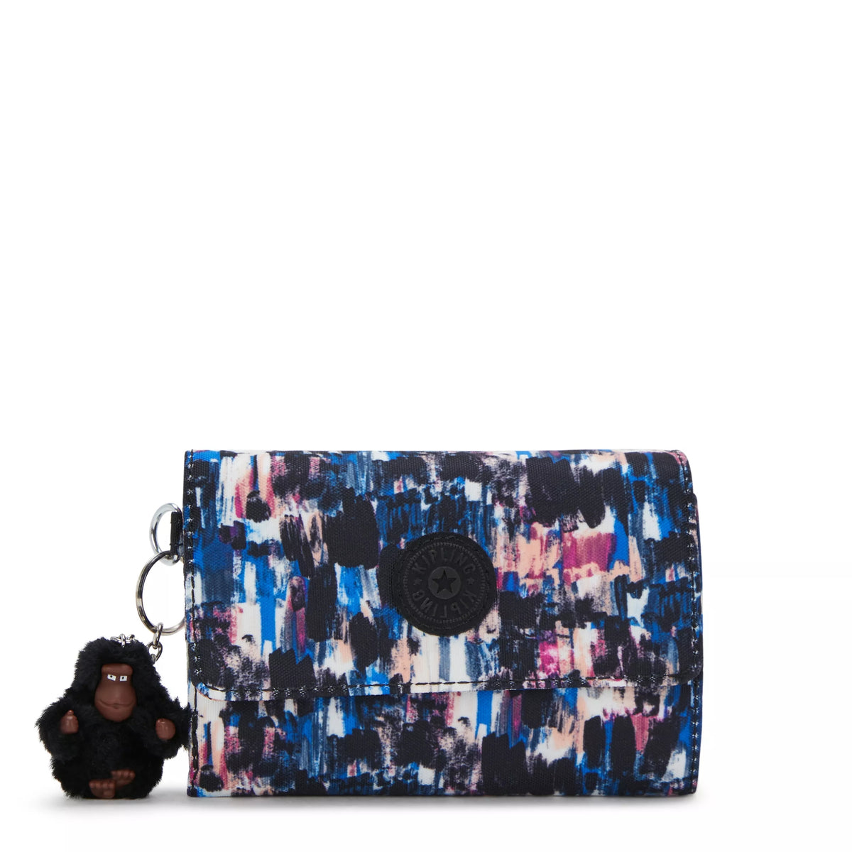 Pixi Medium Printed Organizer Wallet Brush Strokes - 1