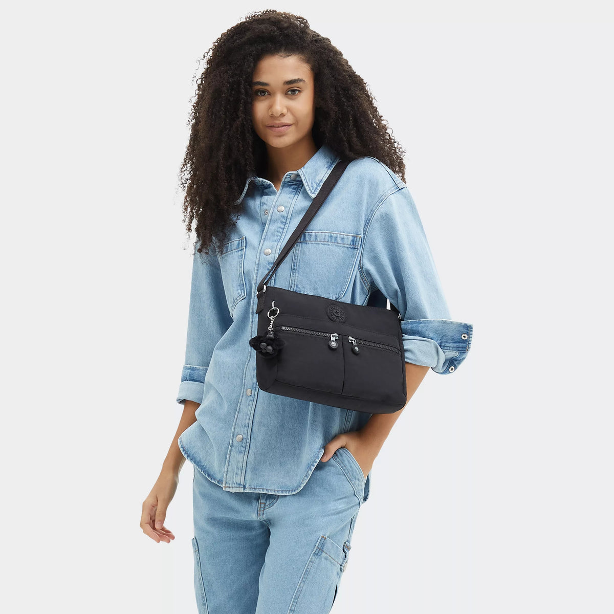 New Angie Crossbody Bag BLACK NOIR - 2