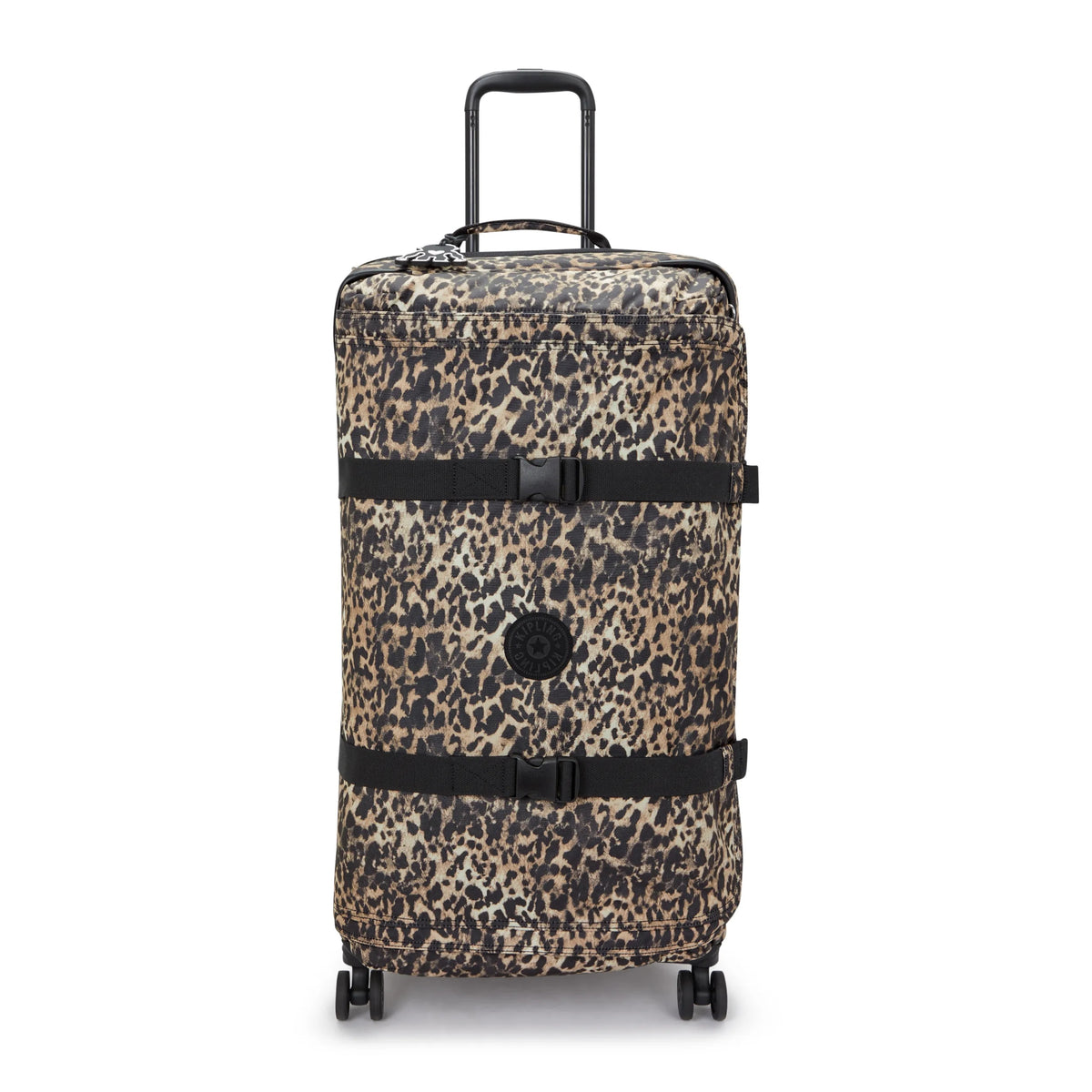 Spontaneous Large Printed Rolling Luggage Wild Leopard - 1