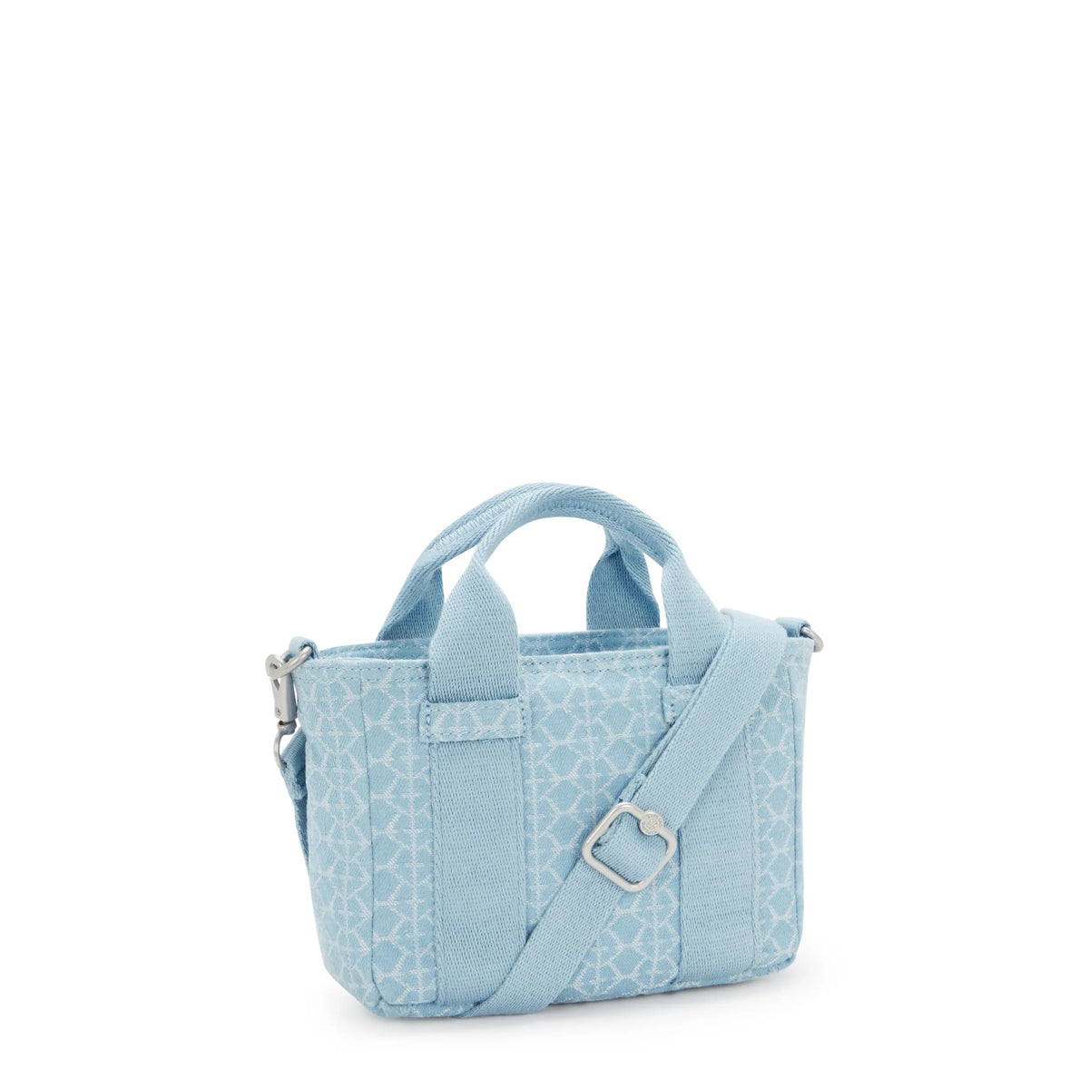 Ritta Mini Printed Denim Shoulder Bag Light Denim Jq - 3