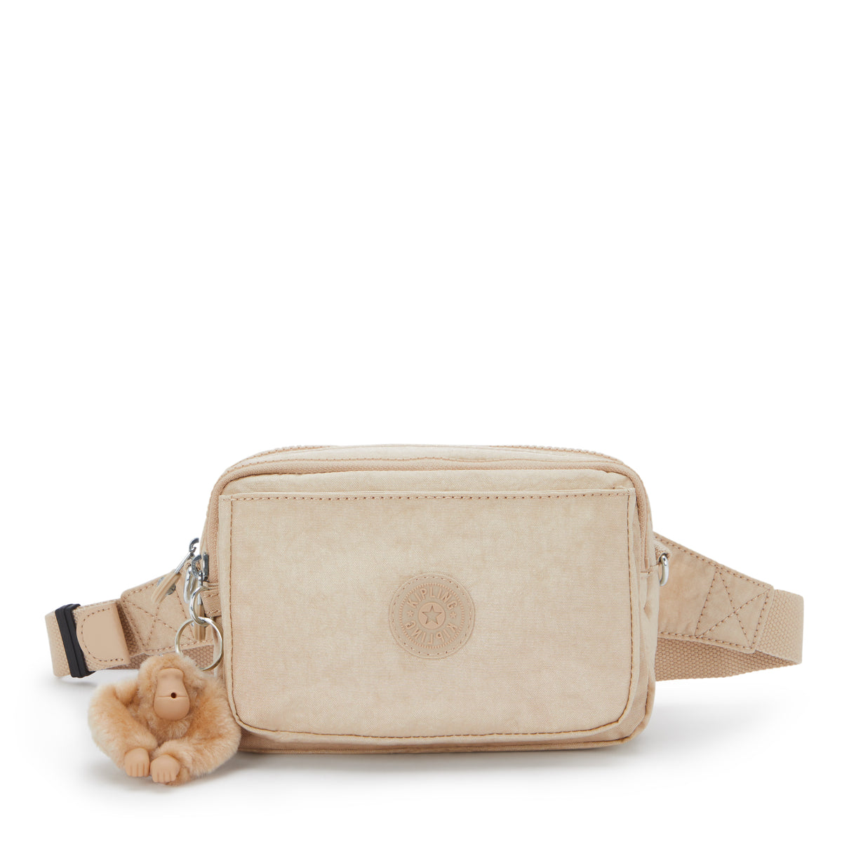 Abanu Multi Shimmer Convertible Crossbody Bag Sparkled Beige - 1