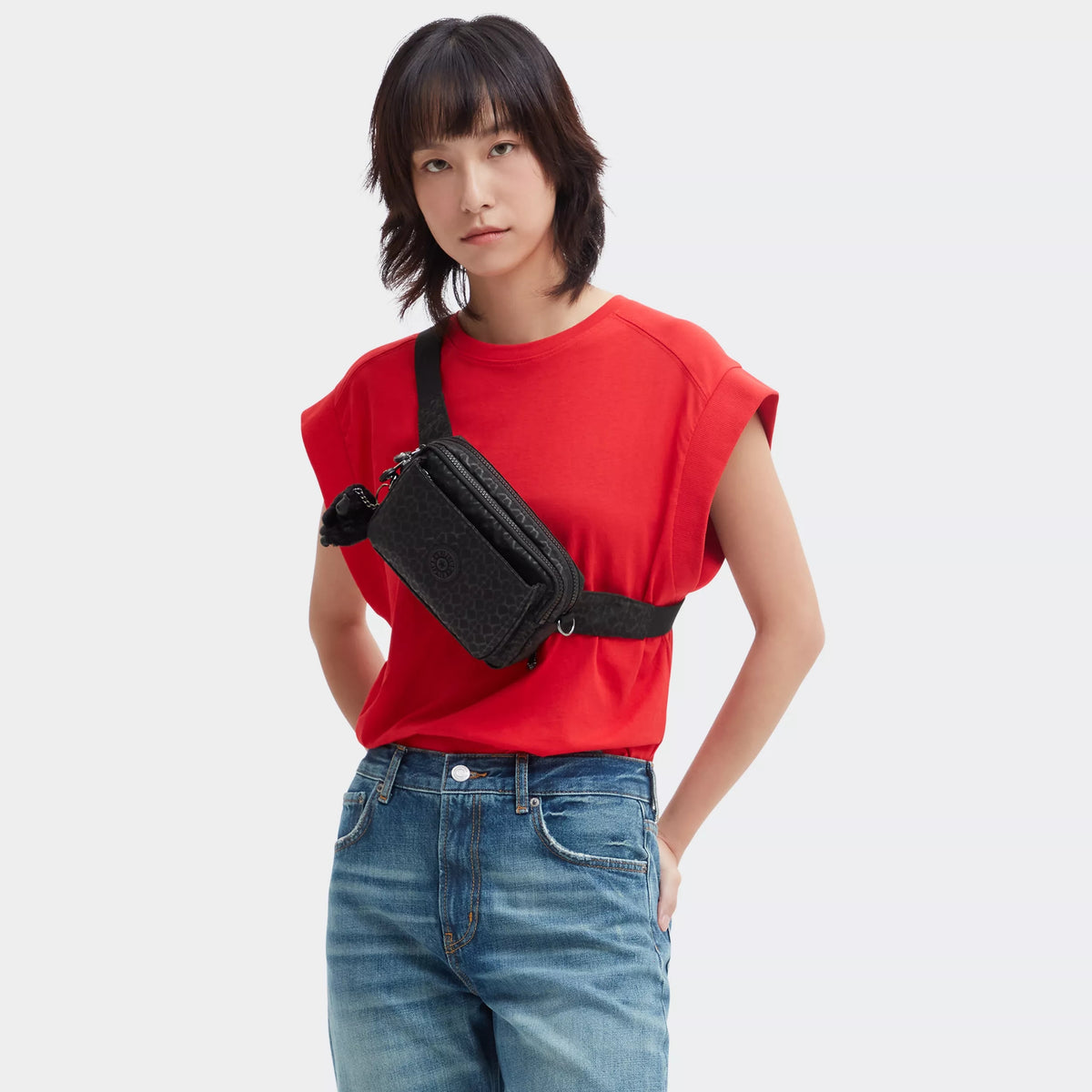 Abanu Multi Printed Convertible Crossbody Bag Signature Emb - 2