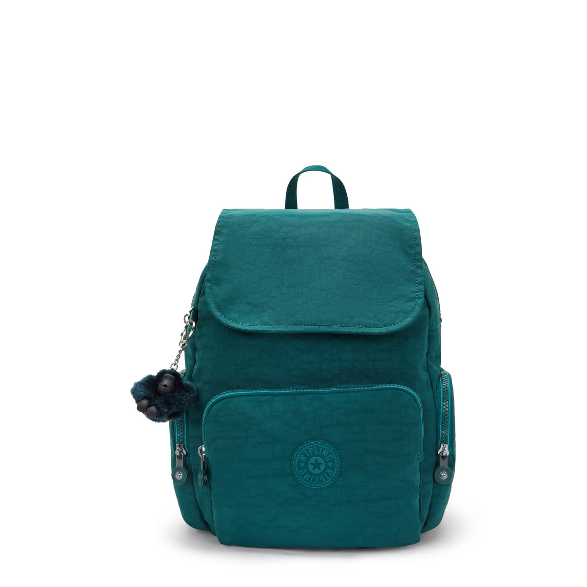 City Zip Small Backpack Tailored Green - 1