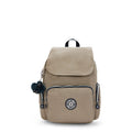 City Zip Small Backpack Soft Taupe - 1