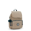 City Zip Small Backpack Soft Taupe - 5