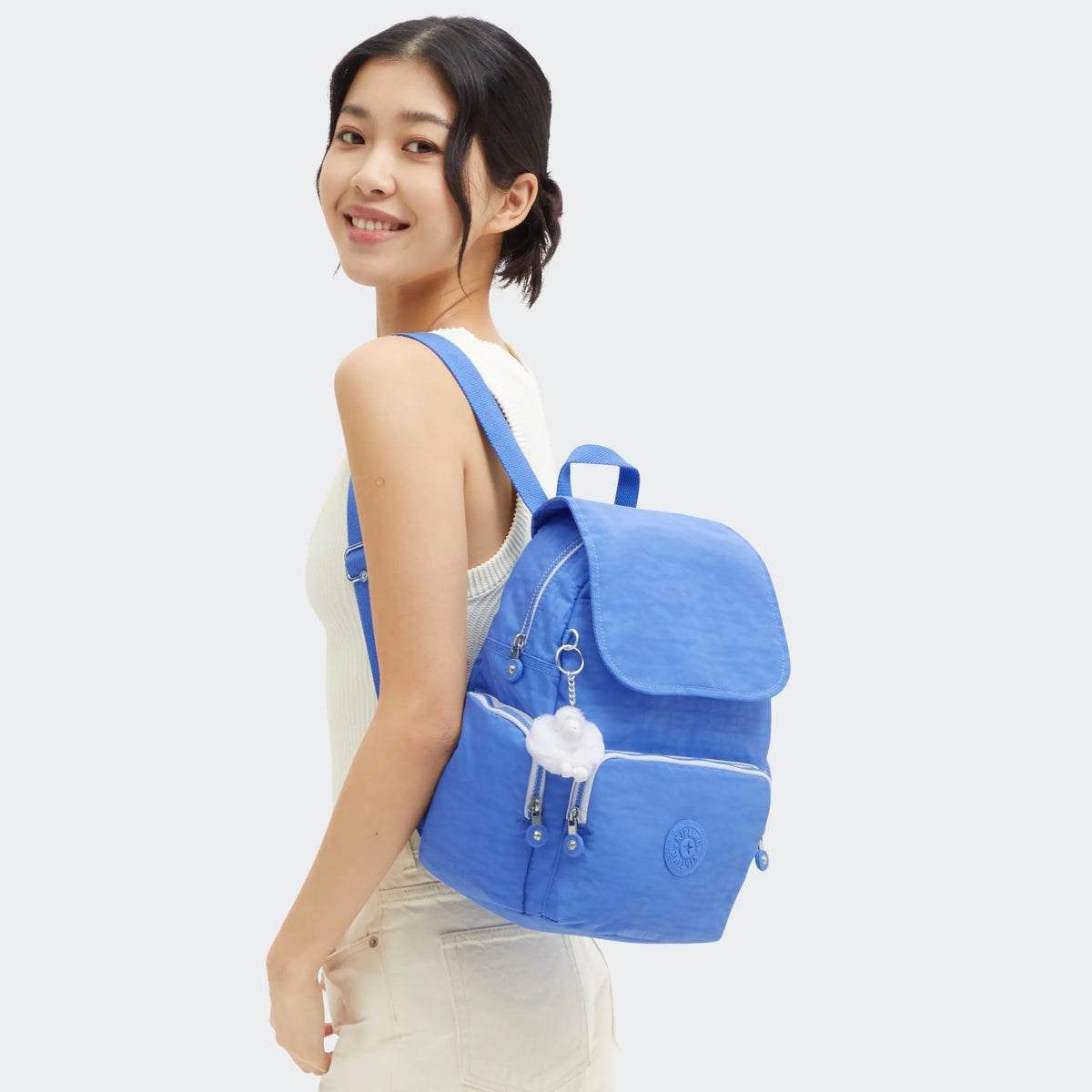 City Zip Small Backpack Cocktail Blue - 2