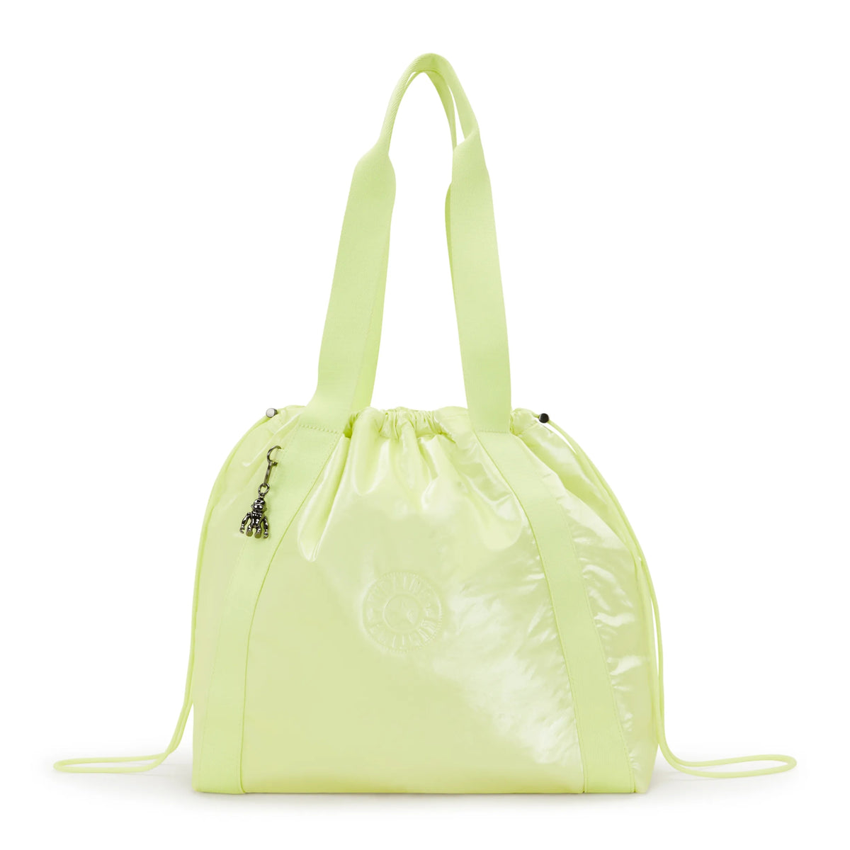 Elmar Lacquered Drawstring Tote Bag Bright Sun Glam - 1