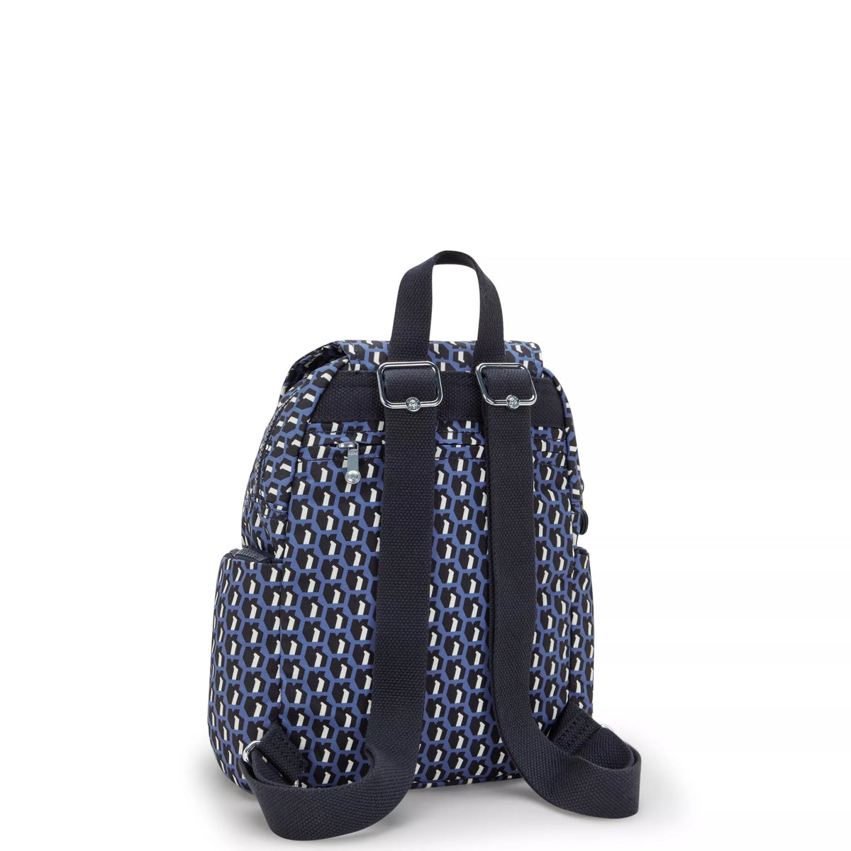 City Zip Mini Printed Backpack 3D K Blue - 3