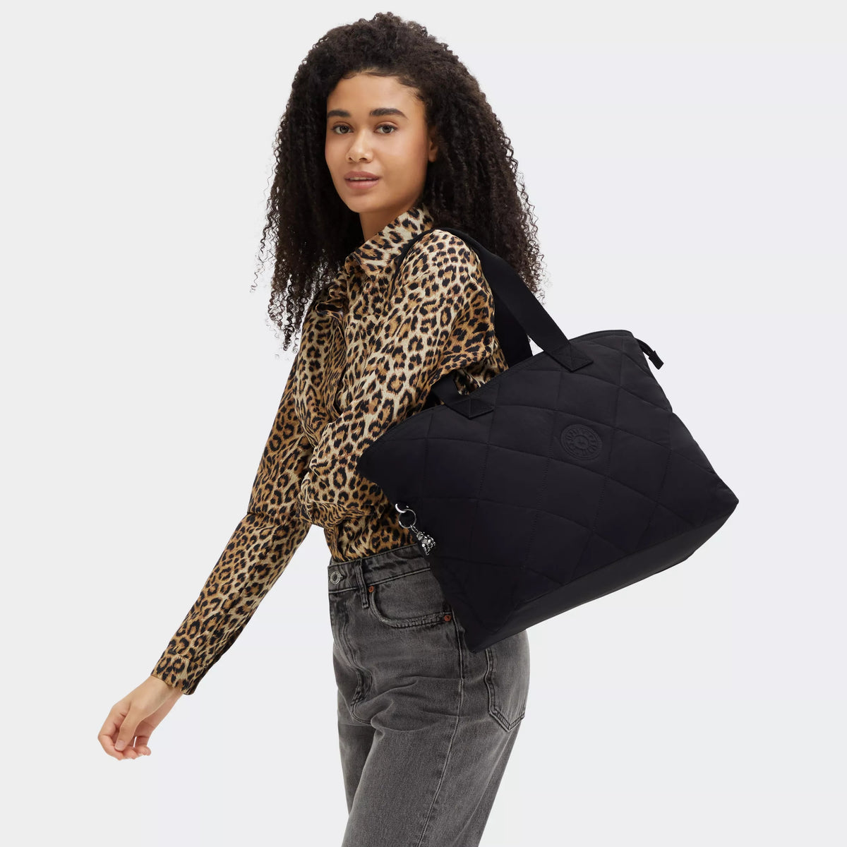 Colissa Up Quilted Laptop Tote Bag Cosmic Black Ql - 2