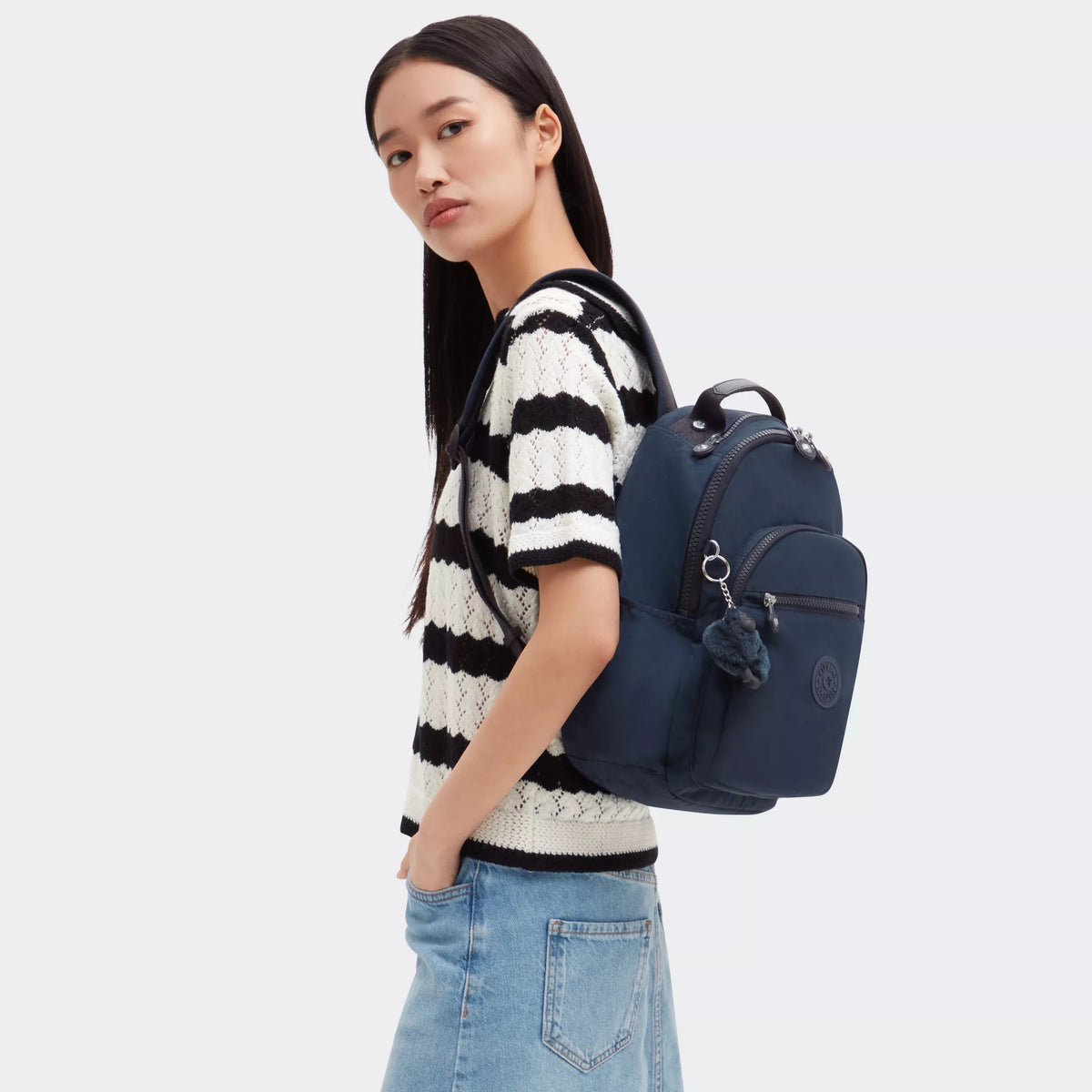 Seoul Small Tablet Backpack BLUE BLEU 2 - 2