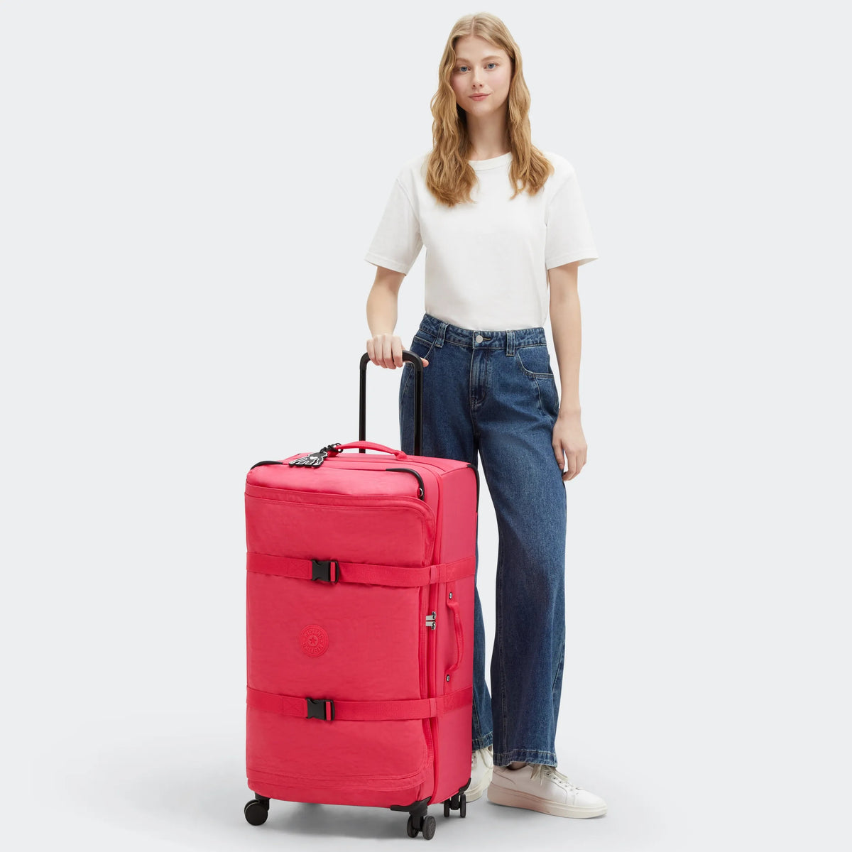 Spontaneous Large Rolling Luggage Resort Pink - 2