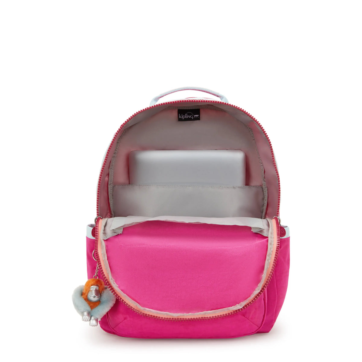 Seoul Large 15" Laptop Backpack WavePop Azalea Pink - 3
