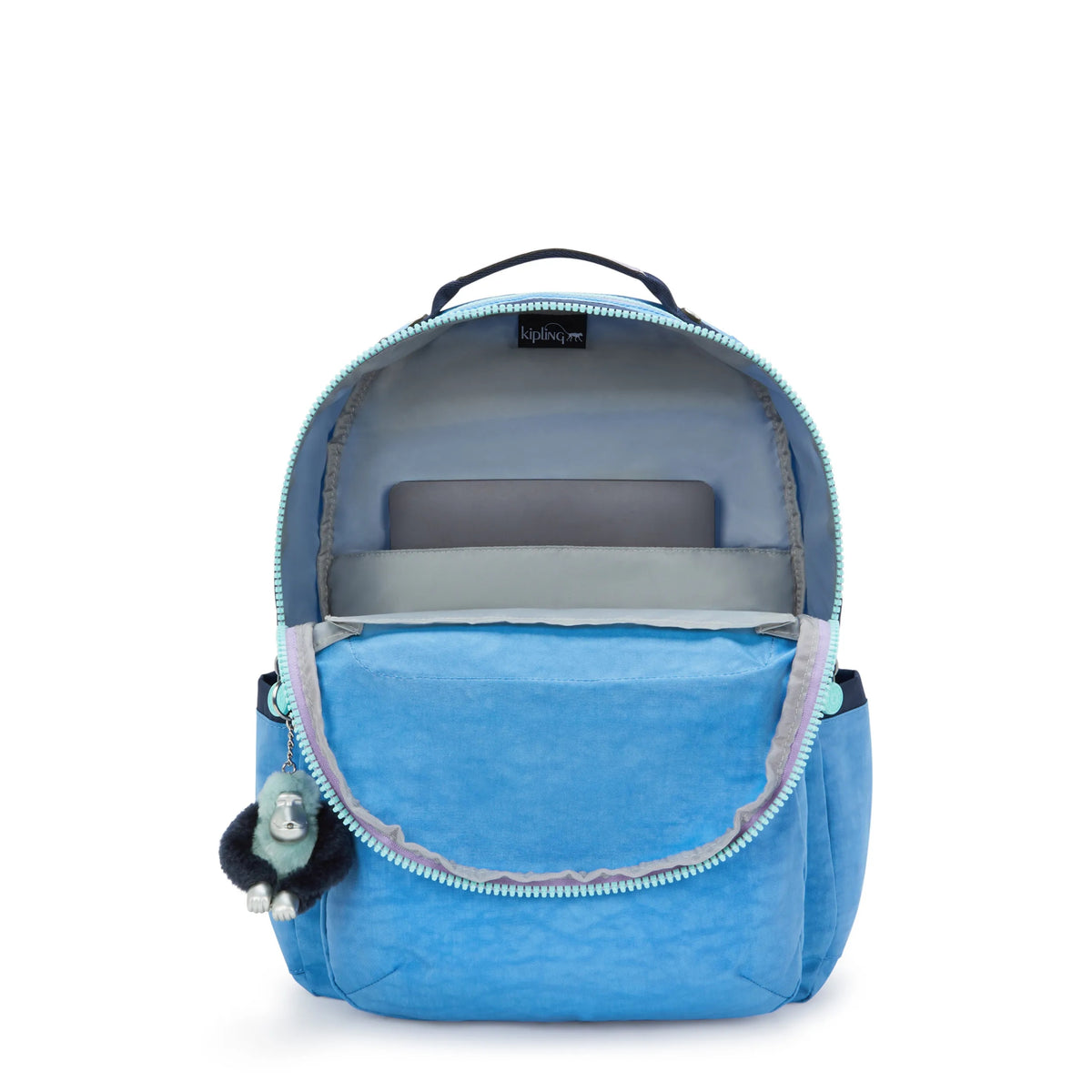Seoul Large 15" Laptop Backpack WavePop Bouncy Blue - 3