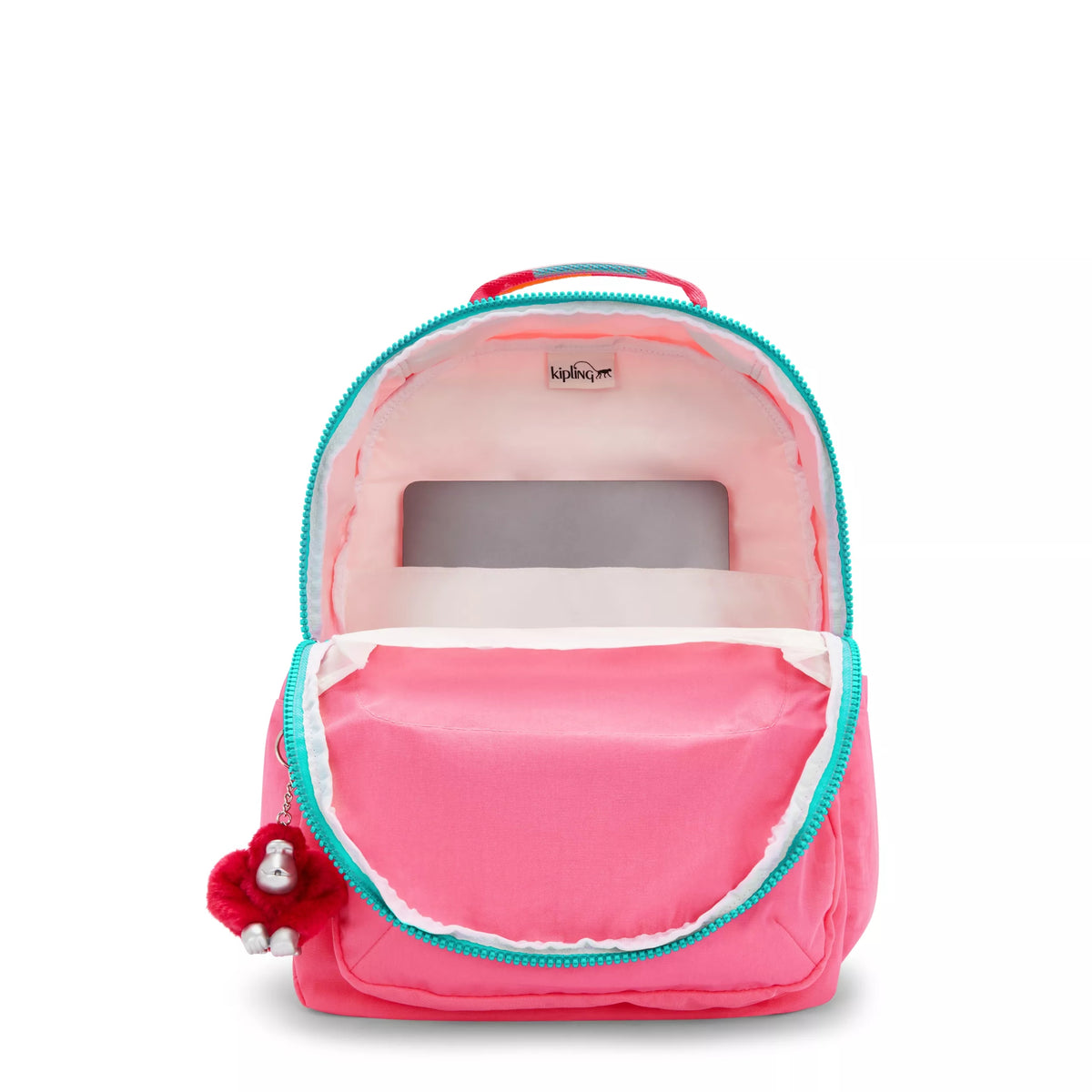 Seoul Large 15" Laptop Backpack Bubble Pop Pink Stripe - 3
