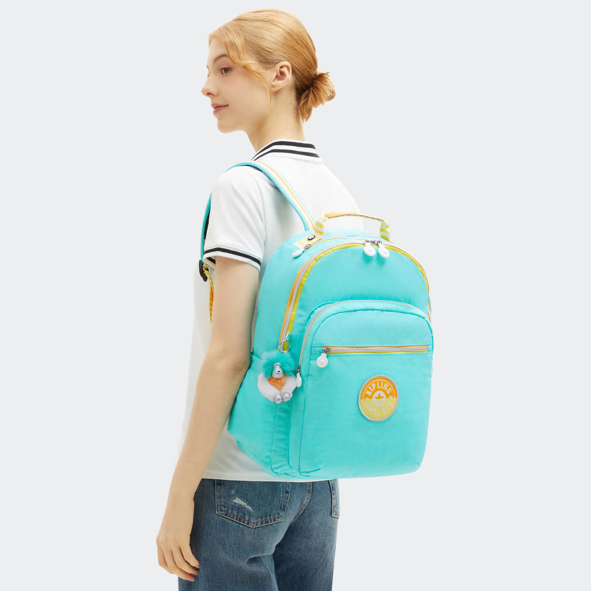 Seoul Large 15" Laptop Backpack Poppy Aqua C - 2