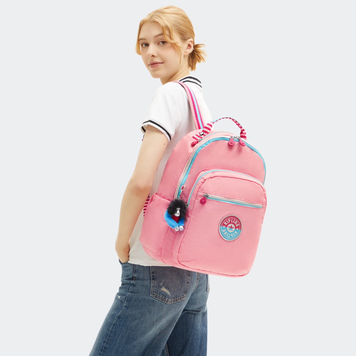 Seoul Large 15" Laptop Backpack Coral Sea C - 2