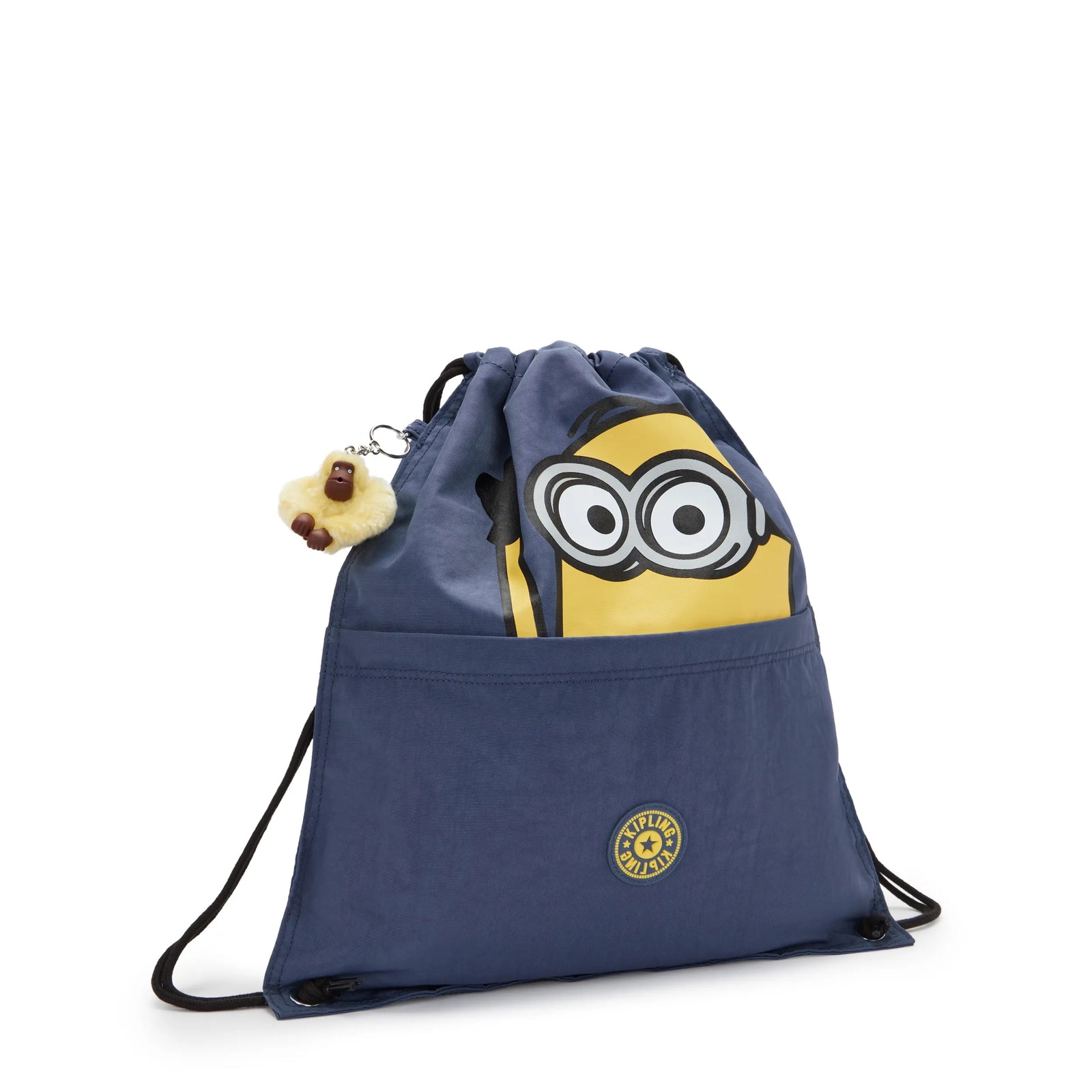 Minions Supertaboo Drawstring Backpack Dungaree Blue-view-4