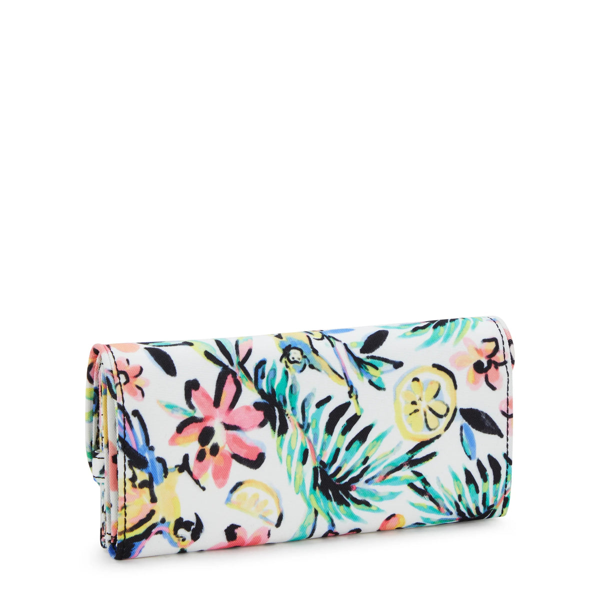 Money Land Printed Snap Wallet Cocktail Floral - 2