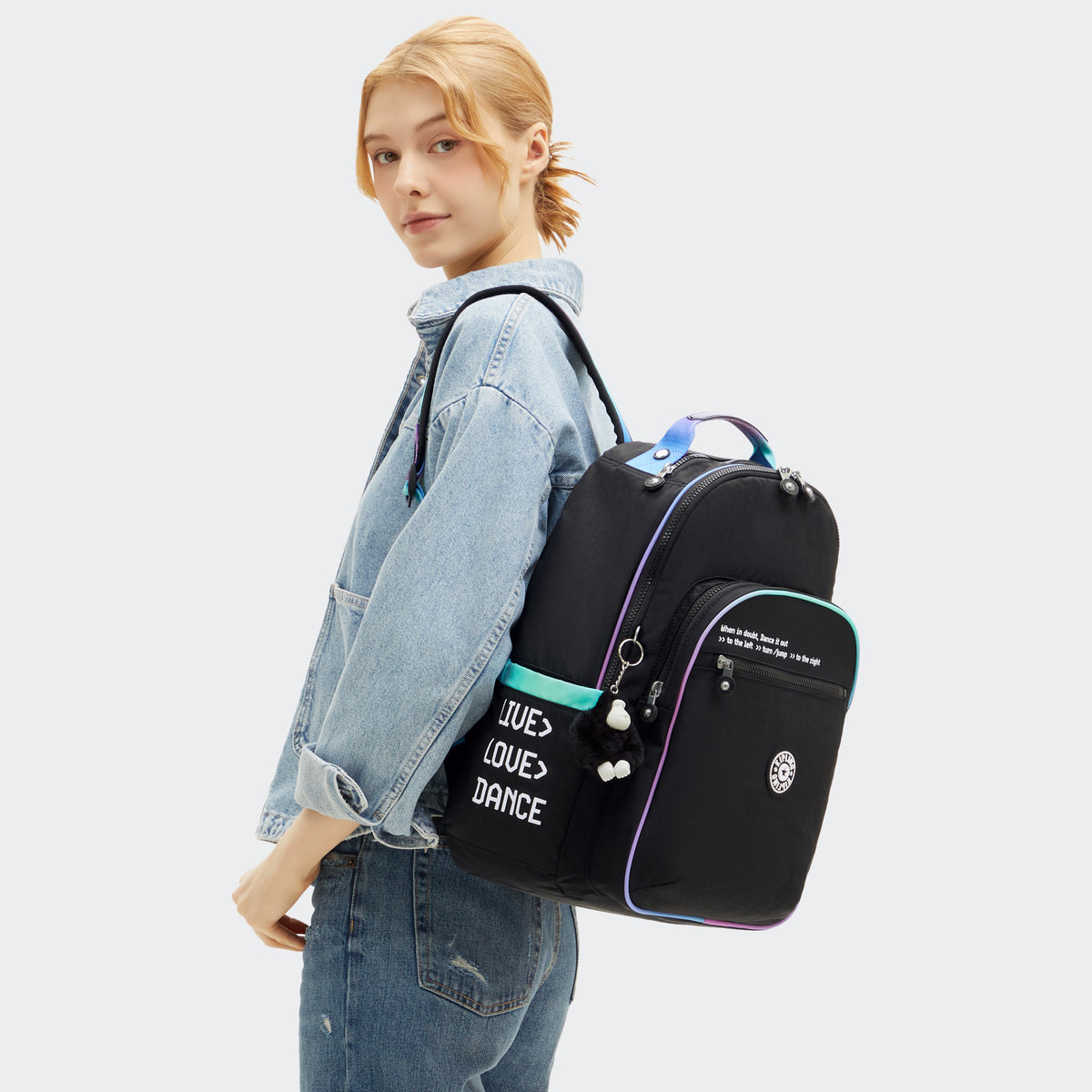 Seoul  Just Dance Large 15" Laptop Backpack Dance Black - 2