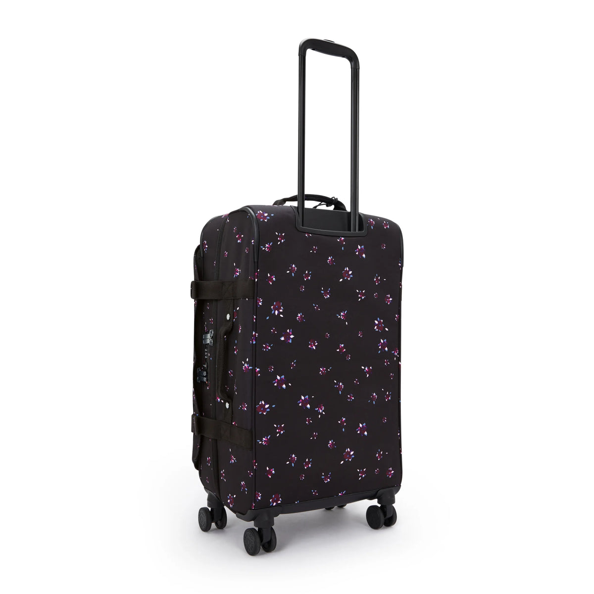 Spontaneous Medium Printed Rolling Luggage Night Flower - 3