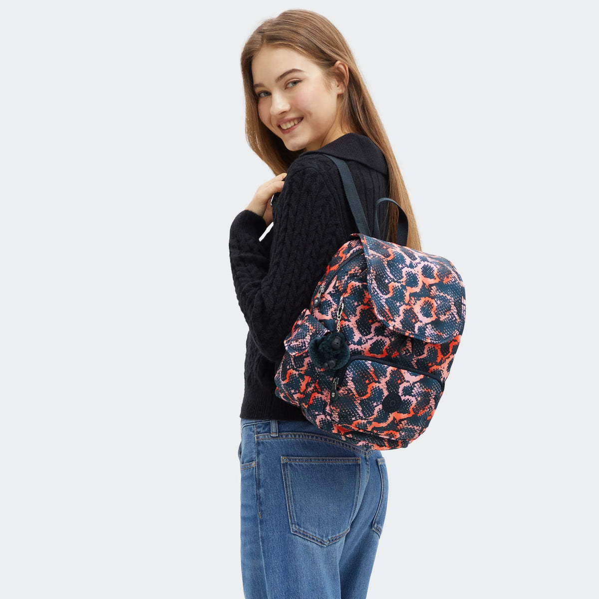 City Pack Small Printed Backpack Cobra Diva - 2