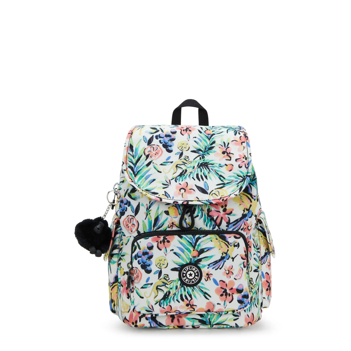 City Pack Small Printed Backpack Cocktail Floral - 1