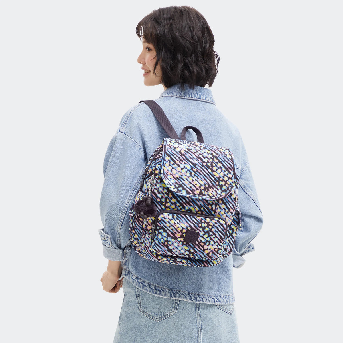 City Pack Small Printed Backpack Undersea Lights - 2