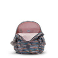 City Pack Small Printed Backpack Mineral Stripes - 3