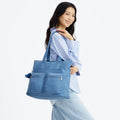 India 16" Laptop Tote Bag Vintage Blue - 2
