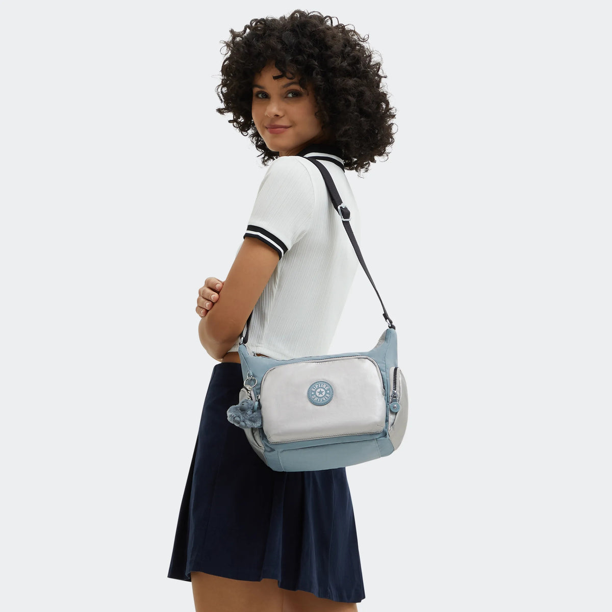 Gabb Small Crossbody Bag Relaxed Grey Bl - 2