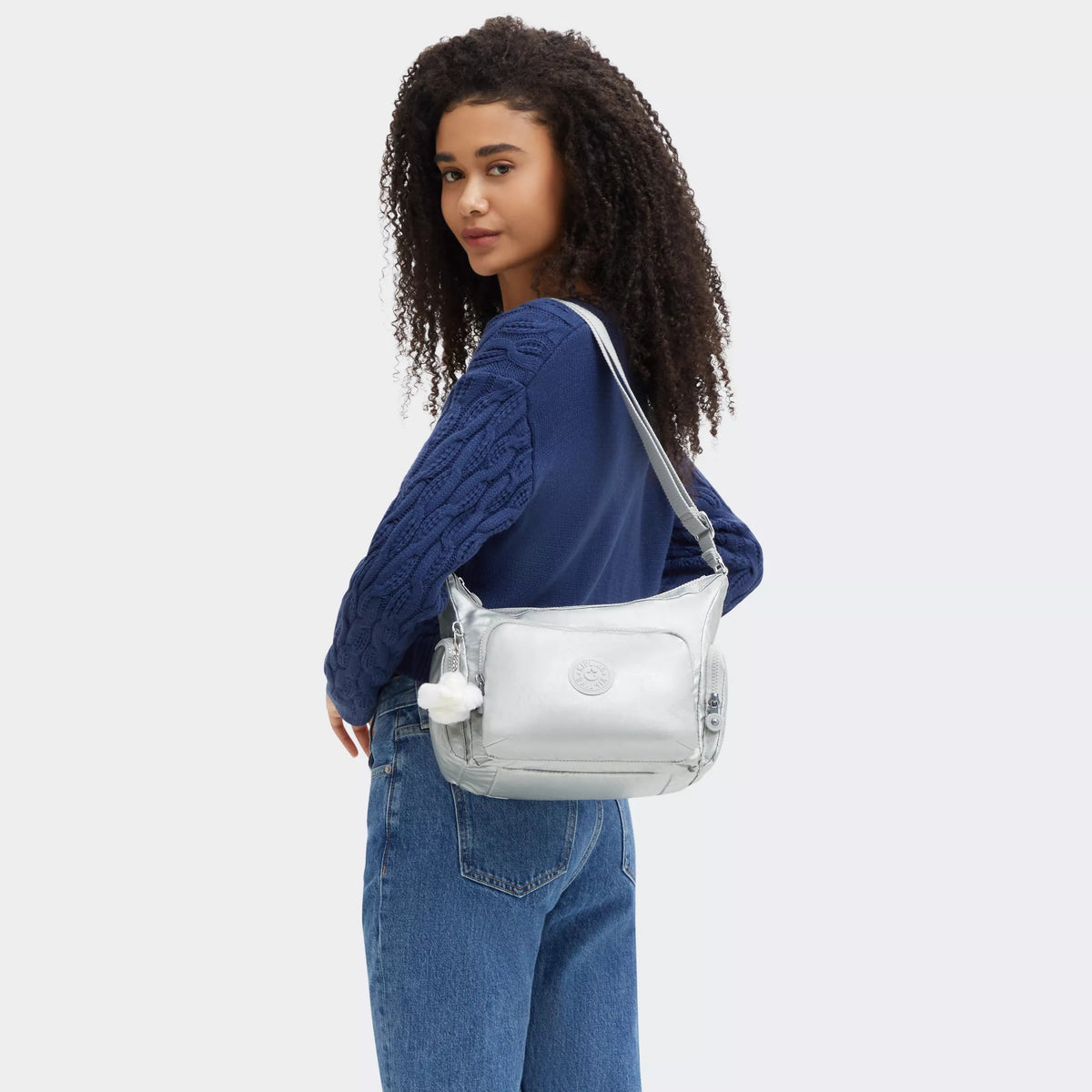 Gabb Small Metallic Crossbody Bag New Bright Met - 2