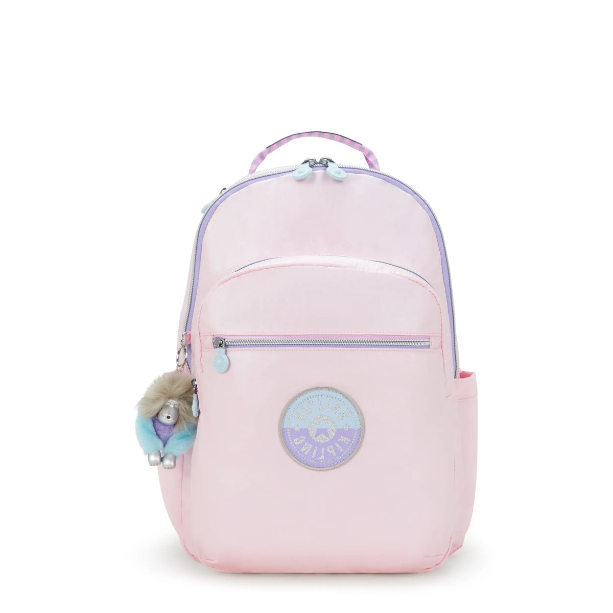 Seoul Large Metallic 15" Laptop Backpack Sea Pink Met C - 1
