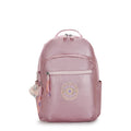 Seoul Large Metallic 15" Laptop Backpack Bronze Pink Metallic C - 1
