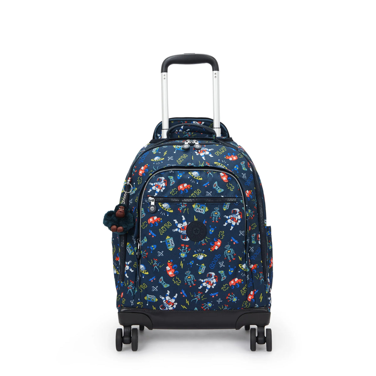New Zea Printed 15" Laptop Rolling Backpack Space Game - 1