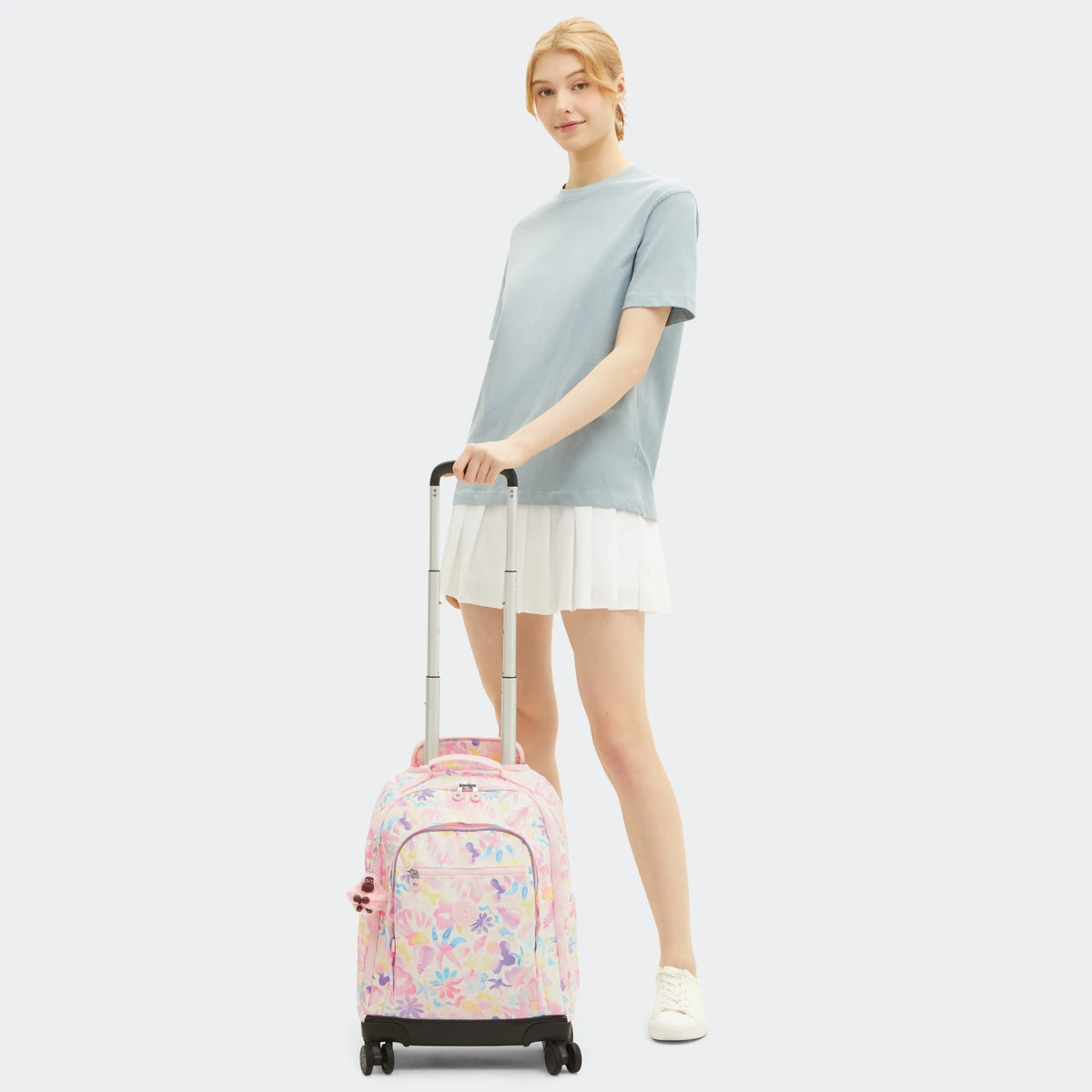 New Zea Printed 15" Laptop Rolling Backpack Aqua Sea - 2
