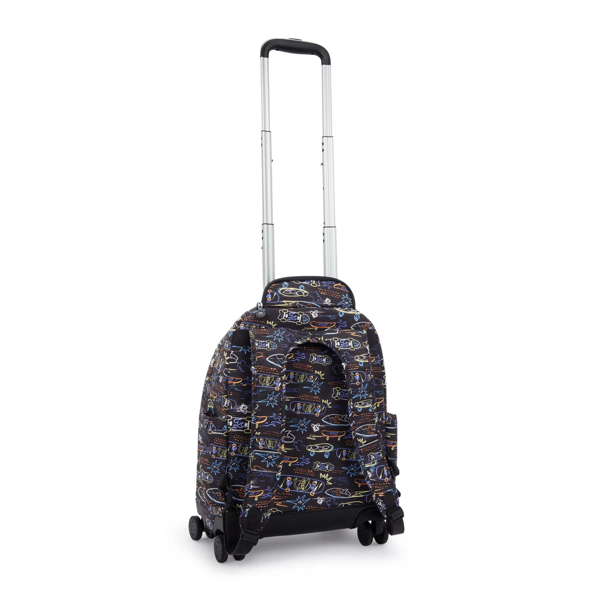 New Zea Printed 15" Laptop Rolling Backpack Neon Skate - 3