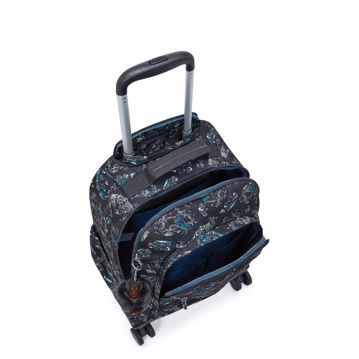 New Zea Printed 15" Laptop Rolling Backpack Jungle Fun Race - 3