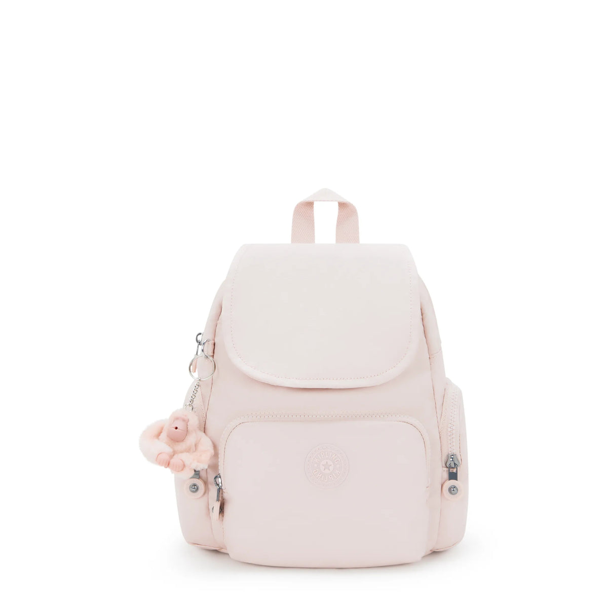 City Zip Mini Metallic Backpack Pink Shine - 1